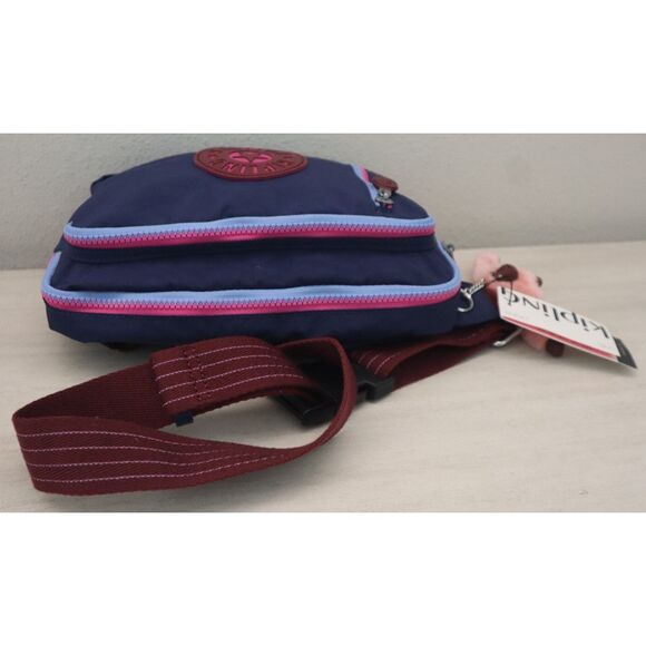Kipling KIA2H4-4IJ Women's Navy Blue/Maroon Tarry Waist Belt Bag - Picture 9 of 12